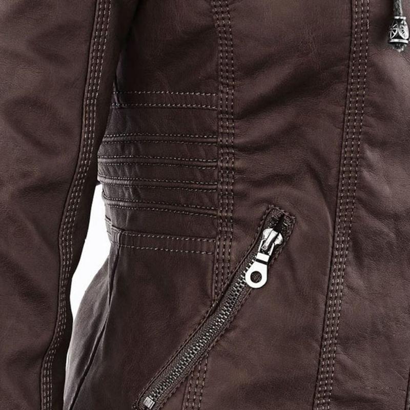 Levoire | Veste En Cuir Au Design Intemporel