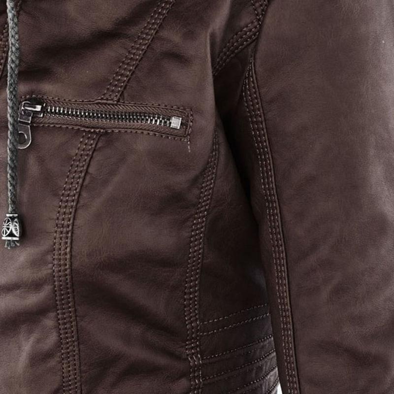 Levoire | Veste En Cuir Au Design Intemporel