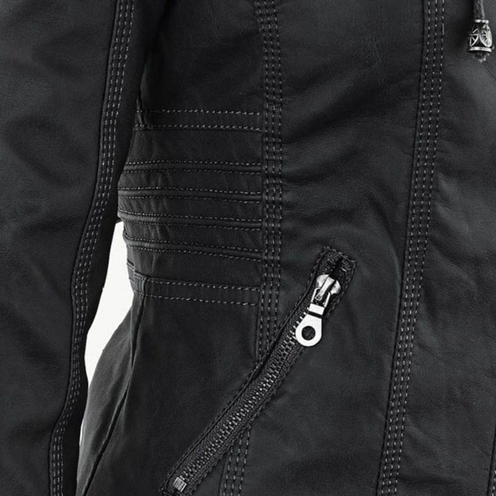 Levoire | Veste En Cuir Au Design Intemporel