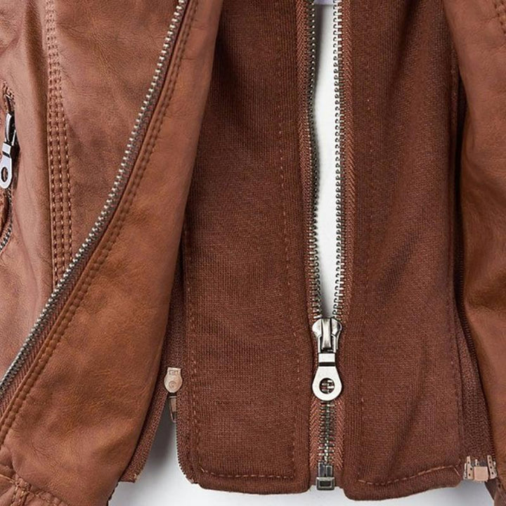 Levoire | Veste En Cuir Au Design Intemporel