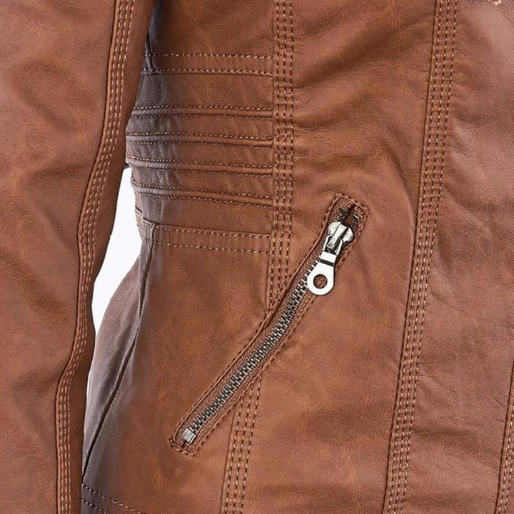 Levoire | Veste En Cuir Au Design Intemporel