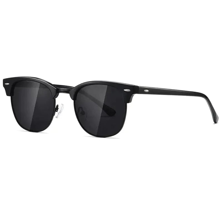 Levoire | Lunettes De Soleil Classiques Polarisées De Pilote Monture Noir Lentille Noire