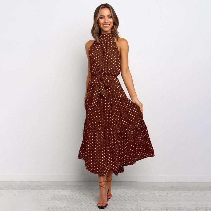 Levoire | Élégant Et Élégant Robe Longue Café