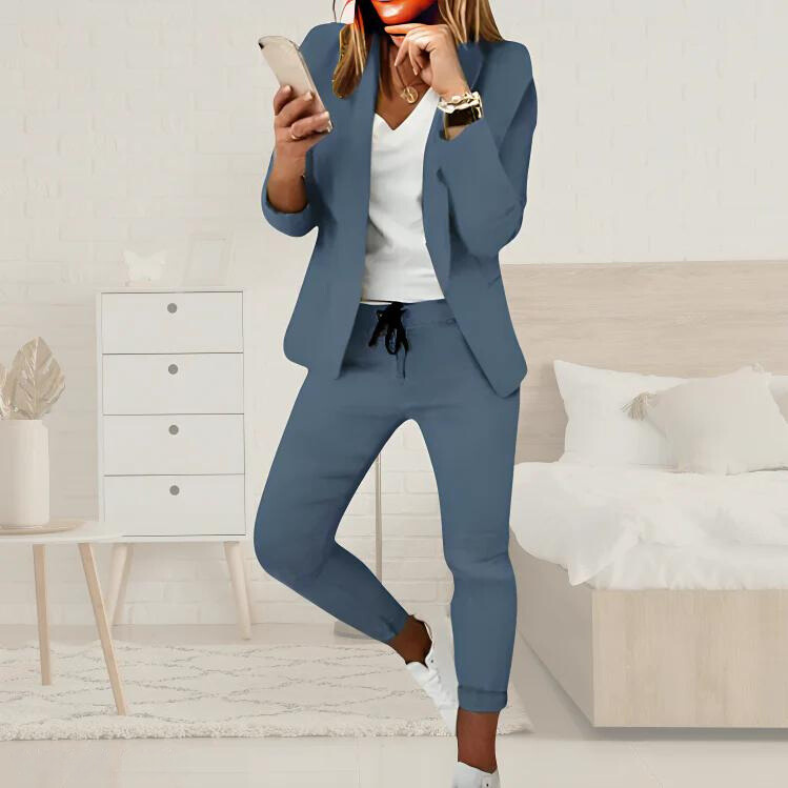 Levoire | Confortable Léger Costume Femme Bleu