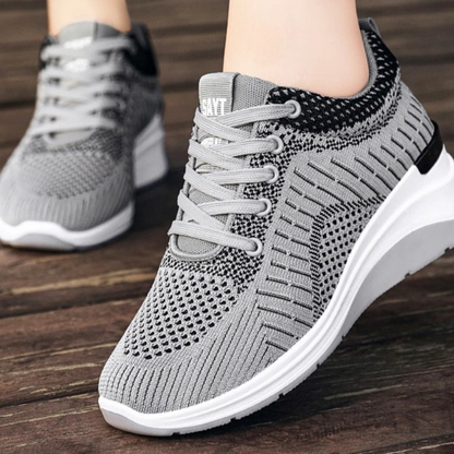 Levoire | Chaussures Légères Confortables Avec Talon Compensé Gris