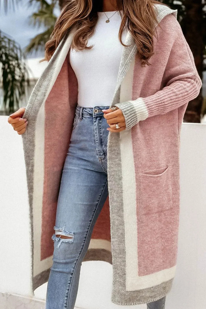 Levoire | Gilet En Tricot Sculpté Pour Femmes Rose Clair