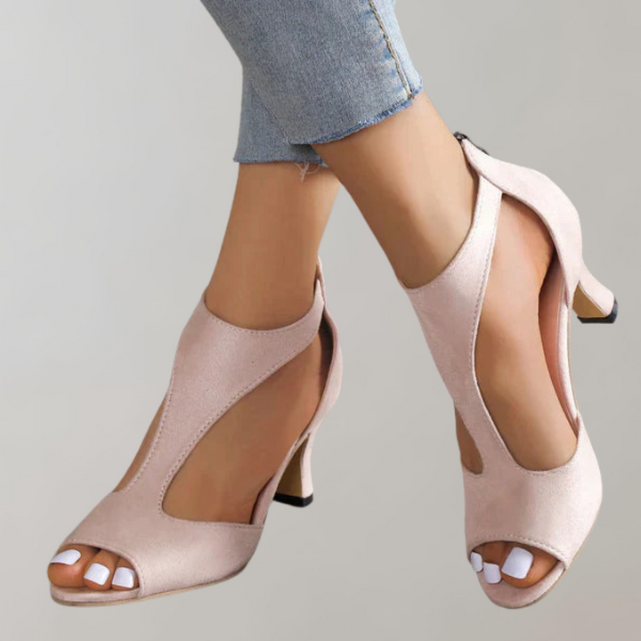 Levoire | Sandales Ouvertes Élégantes À Talons Pour Femmes Rosa
