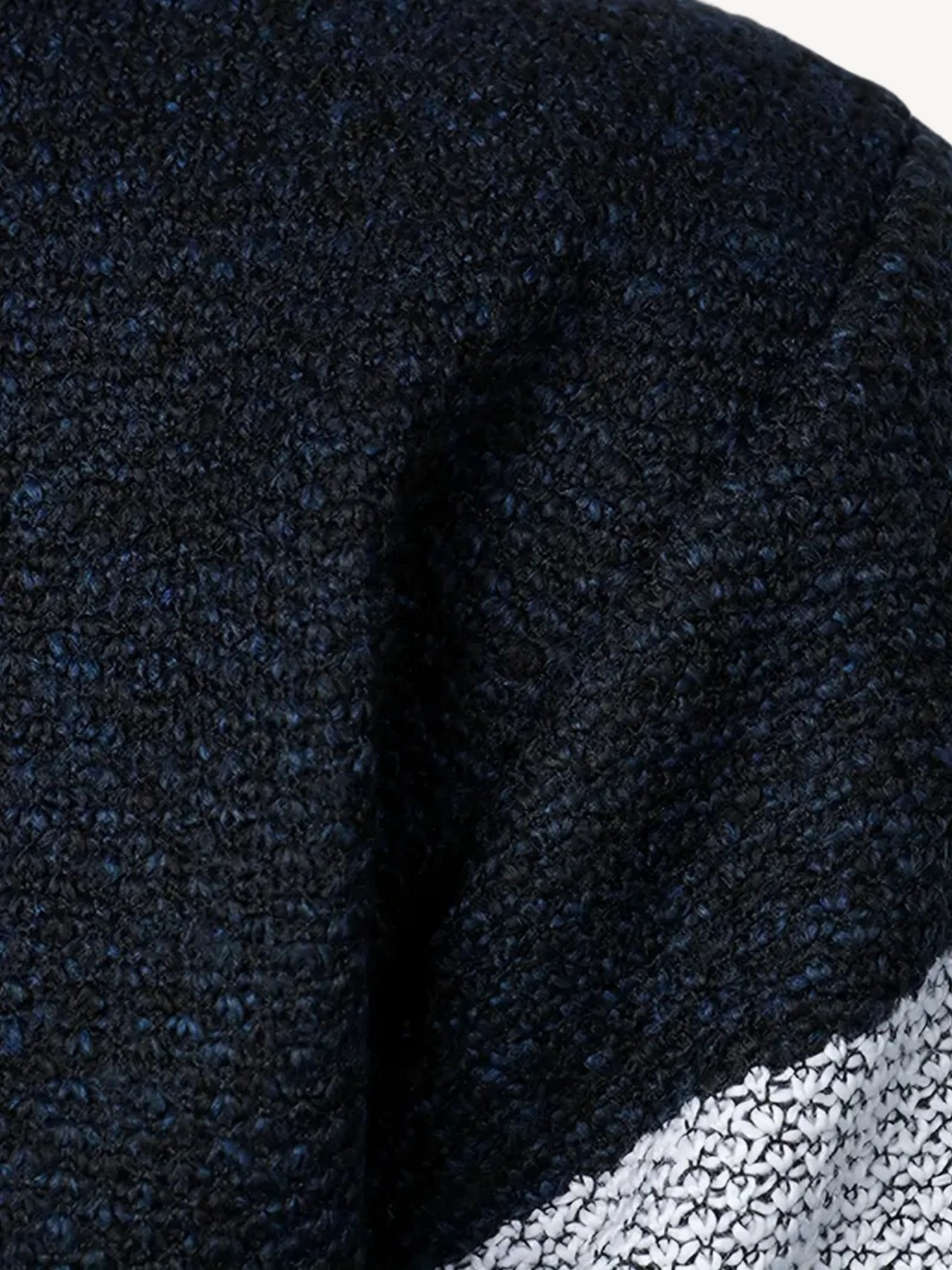 Levoire | Haut Col Pull, Avec Zip Semi-Métallique
