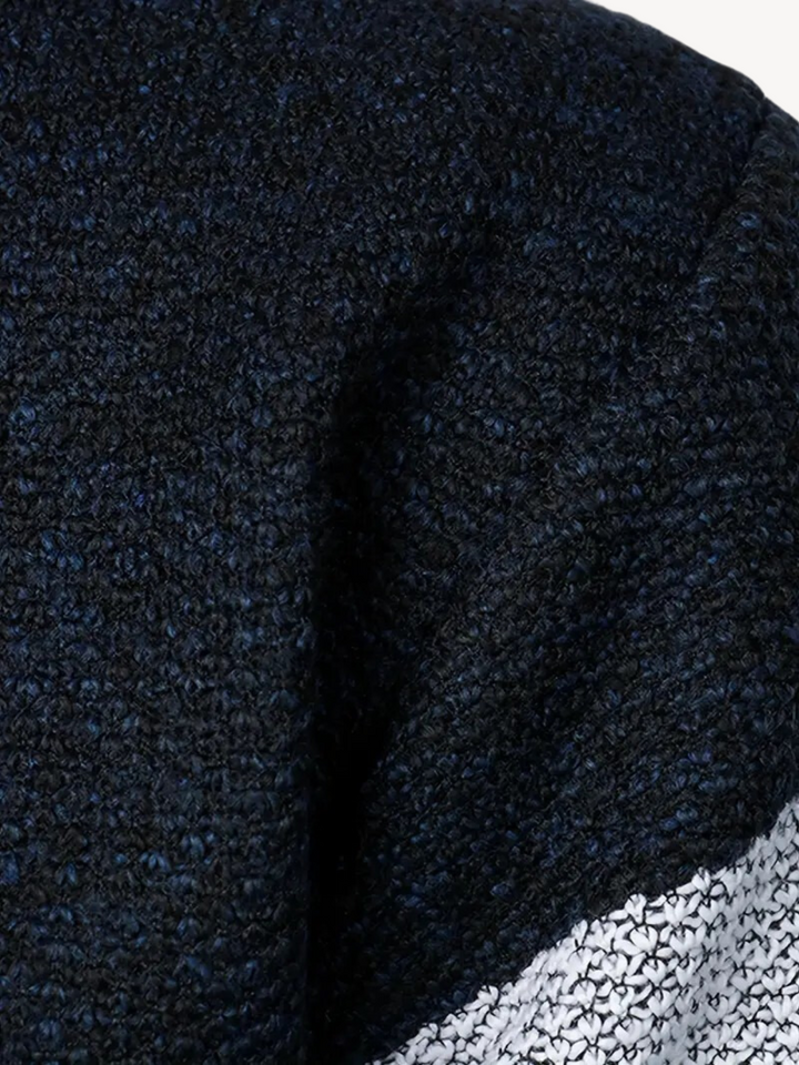 Levoire | Haut Col Pull, Avec Zip Semi-Métallique