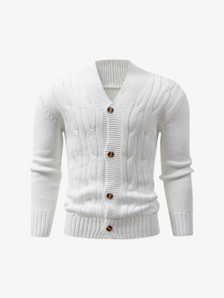 Levoire | Gilet Ouvert Avec Boutons Blanc