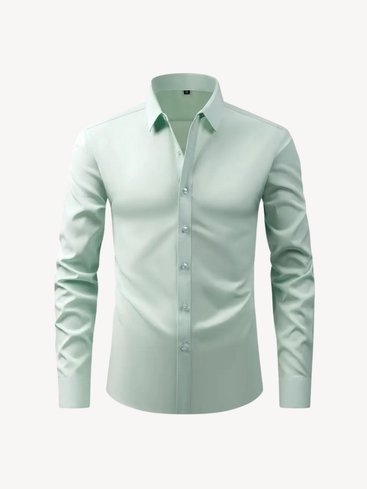 Levoire | T-Shirt De Loisirs Avec Bouton Vert clair
