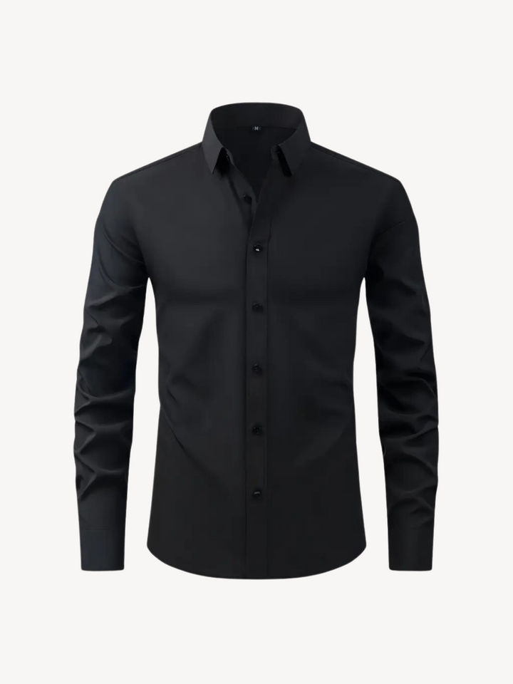 Levoire | T-Shirt De Loisirs Avec Bouton Noir