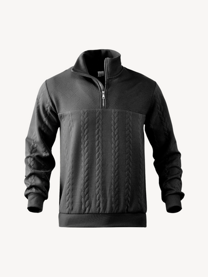 Levoire | Pull À Fermeture Éclair Noir