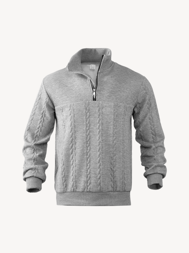 Levoire | Pull À Fermeture Éclair Gris