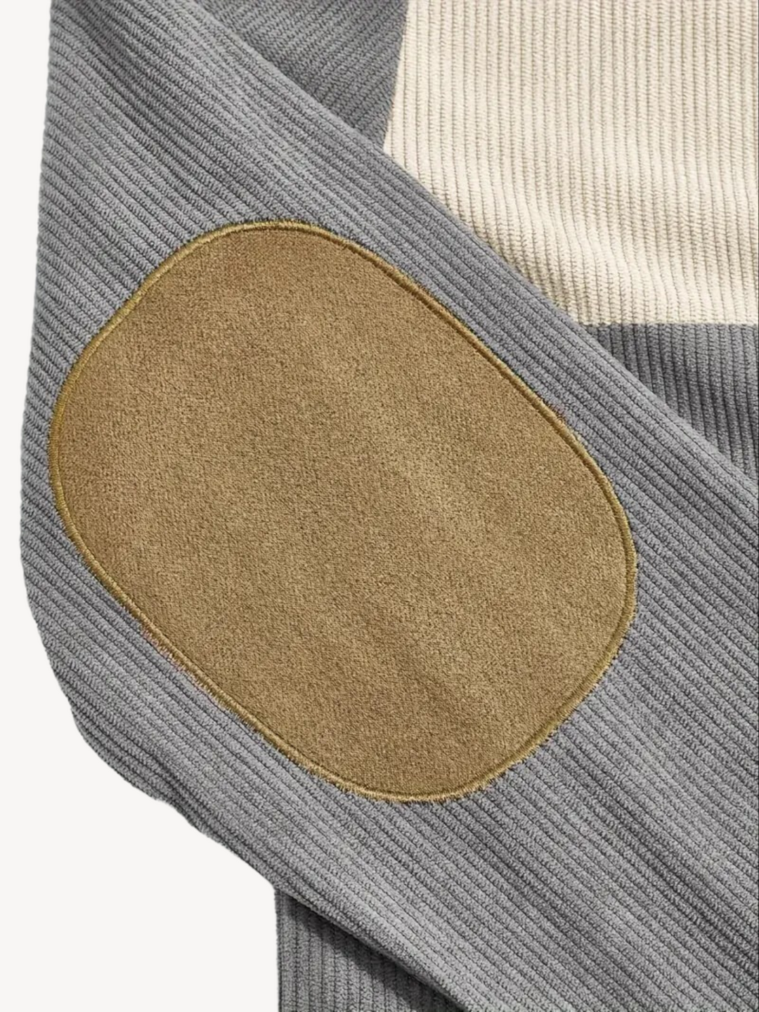 Levoire | T-shirt Henley avec des détails patchwork