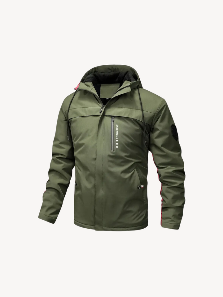 Levoire | Bonnet en polaire plus chaud avec capuche Vert kaki