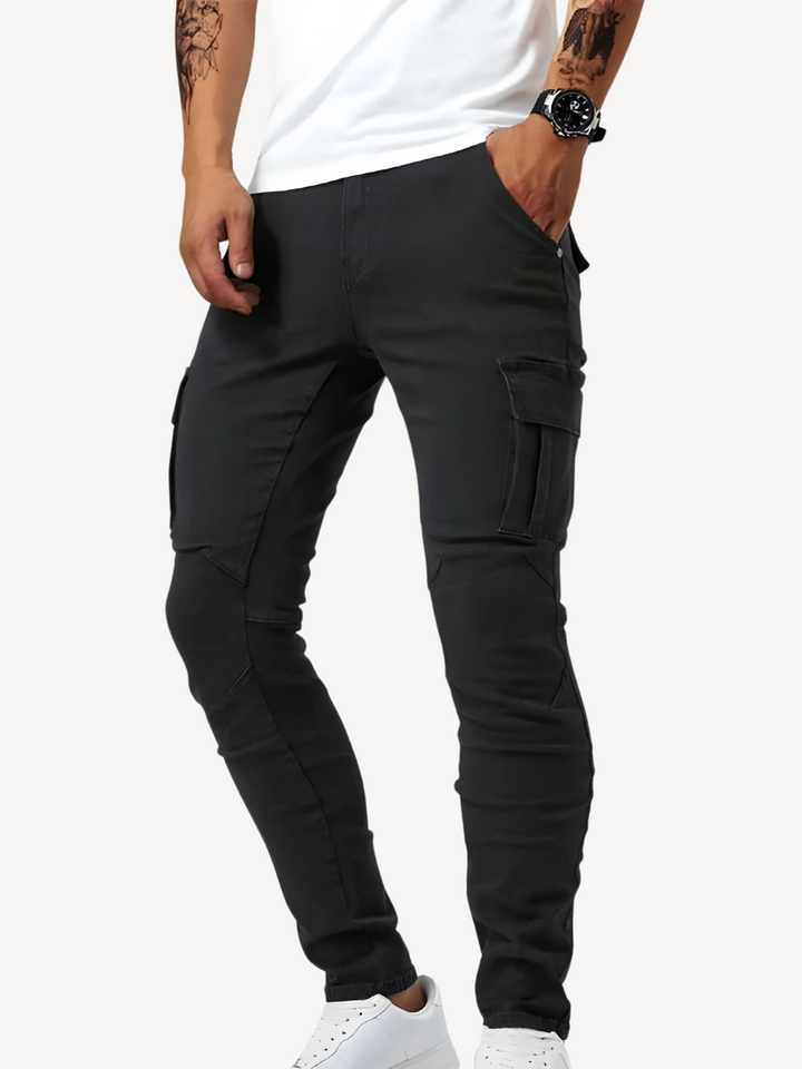 Levoire | Pantalons Cargo Jousto Noir