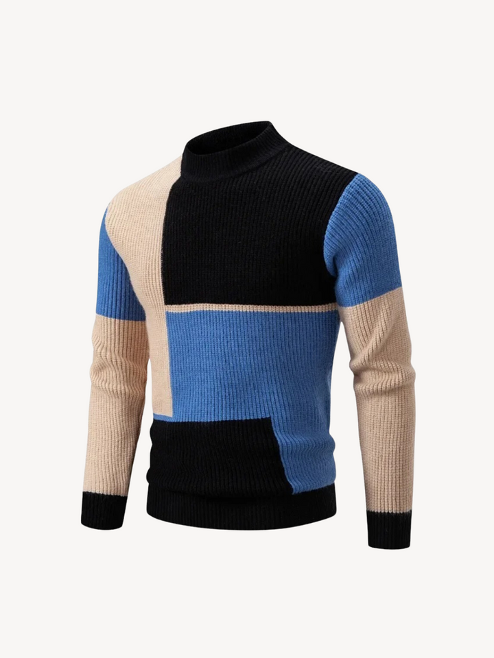 Levoire | Pull Premium Pour Hommes Bleu