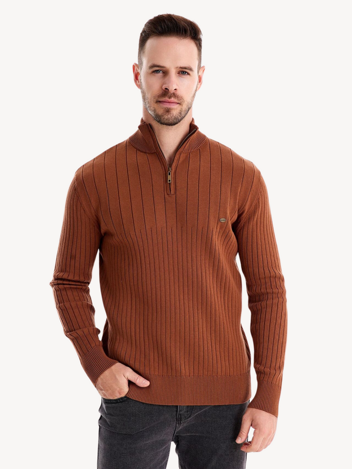 Levoire | Pull À Col Zippé Quart