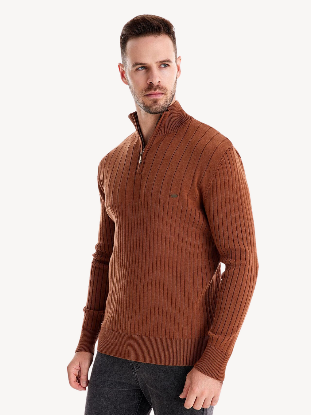 Levoire | Pull À Col Zippé Quart