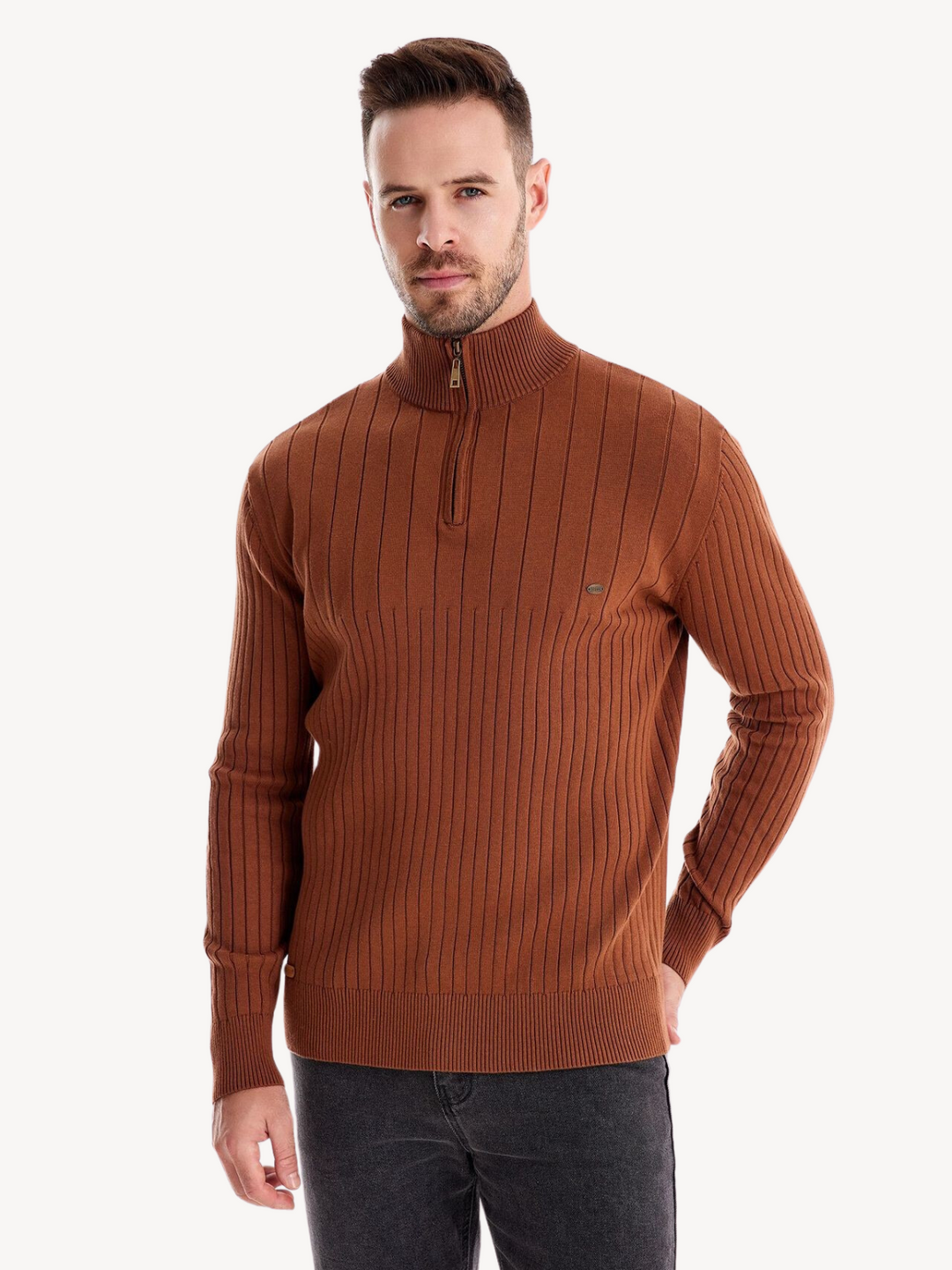 Levoire | Pull À Col Zippé Quart