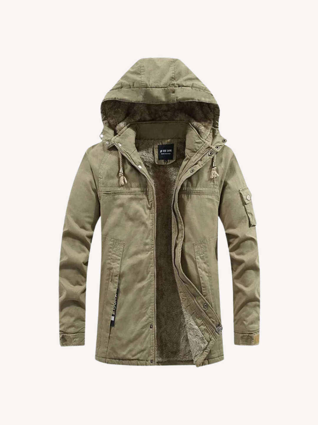 Levoire | Veste en Fleece Confortable Kaki