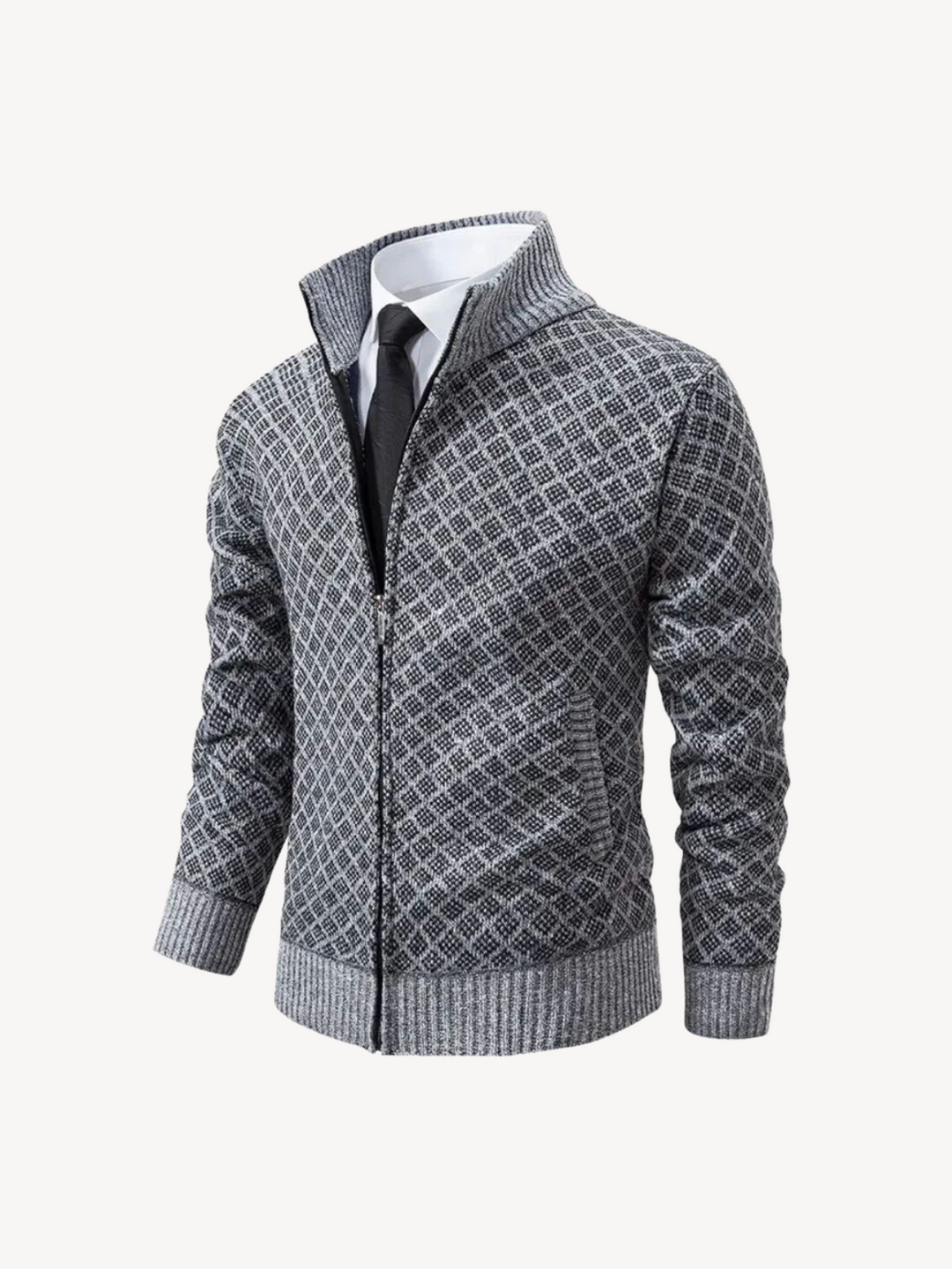 Levoire | Superbe Manteau Pour Homme Gris