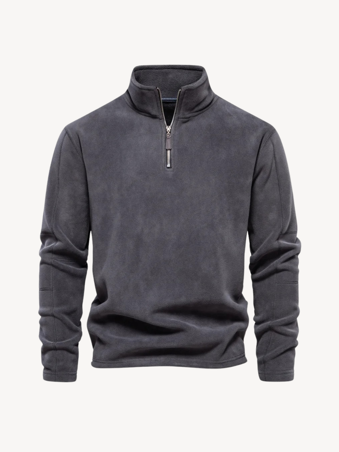 Levoire | Tricot zippé Gris foncé