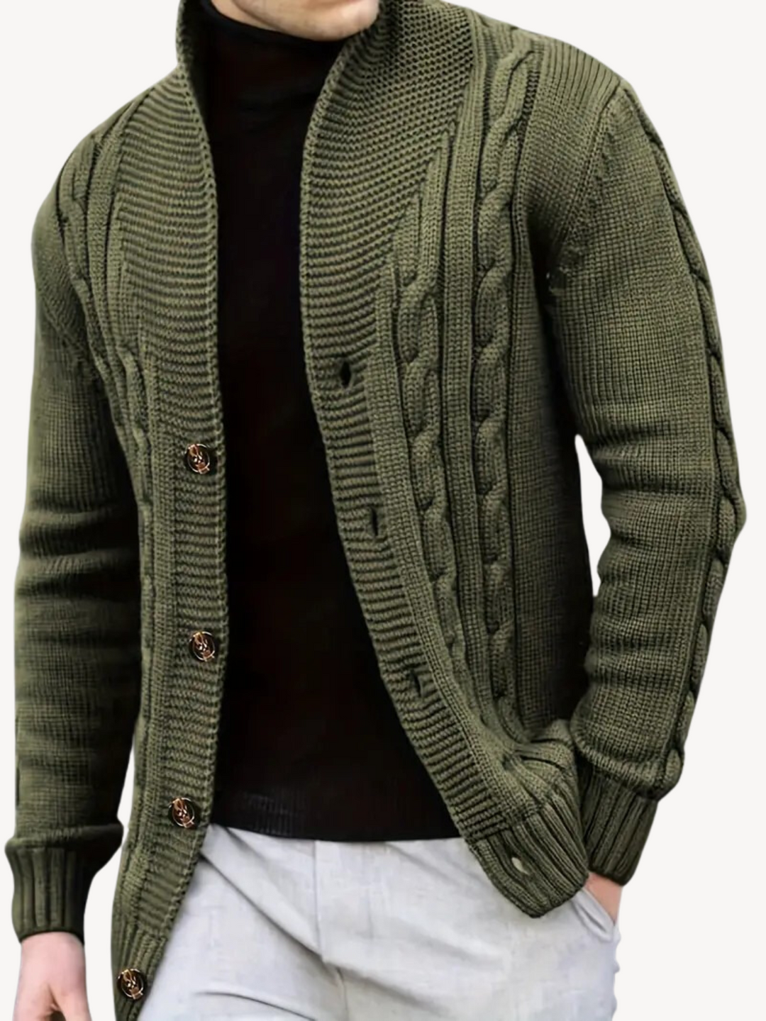 Levoire | Veste en tricot à boutons ouverts