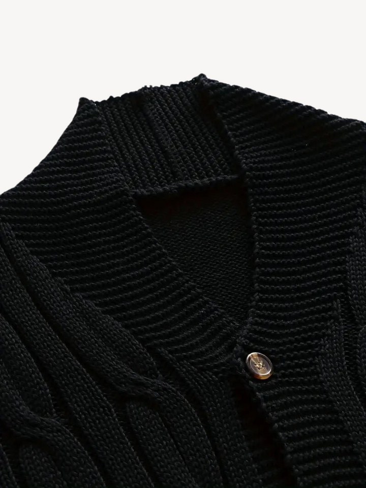 Levoire | Veste en tricot à boutons ouverts