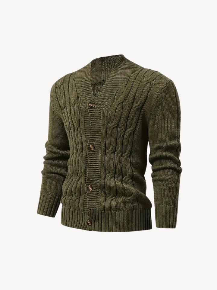 Levoire | Veste en tricot à boutons ouverts