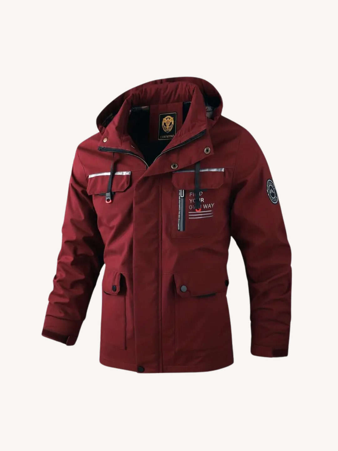 Levoire | Veste De Loisir Coupe-Vent Bordeaux