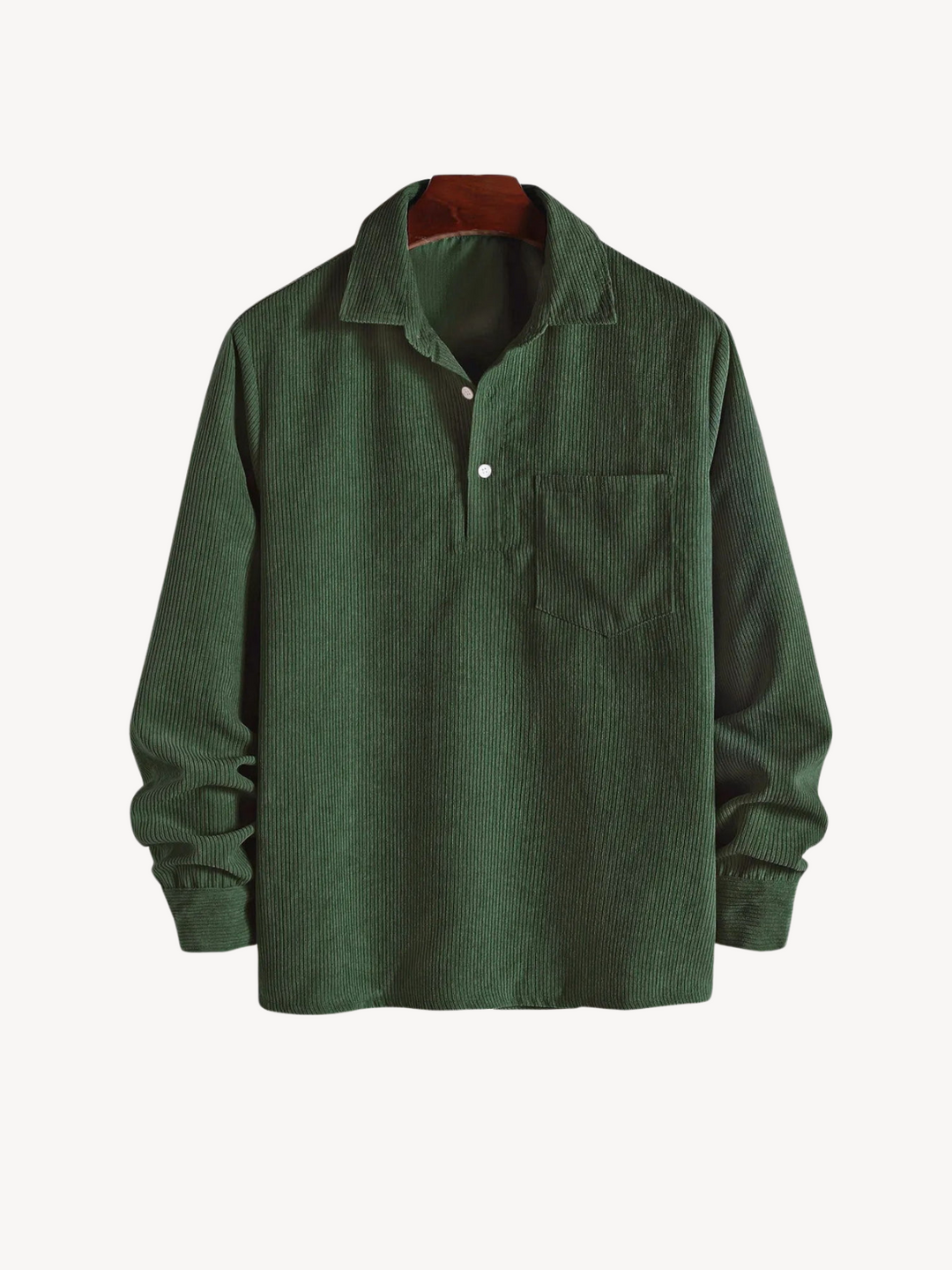 Levoire | T-shirt en velours uni Vert