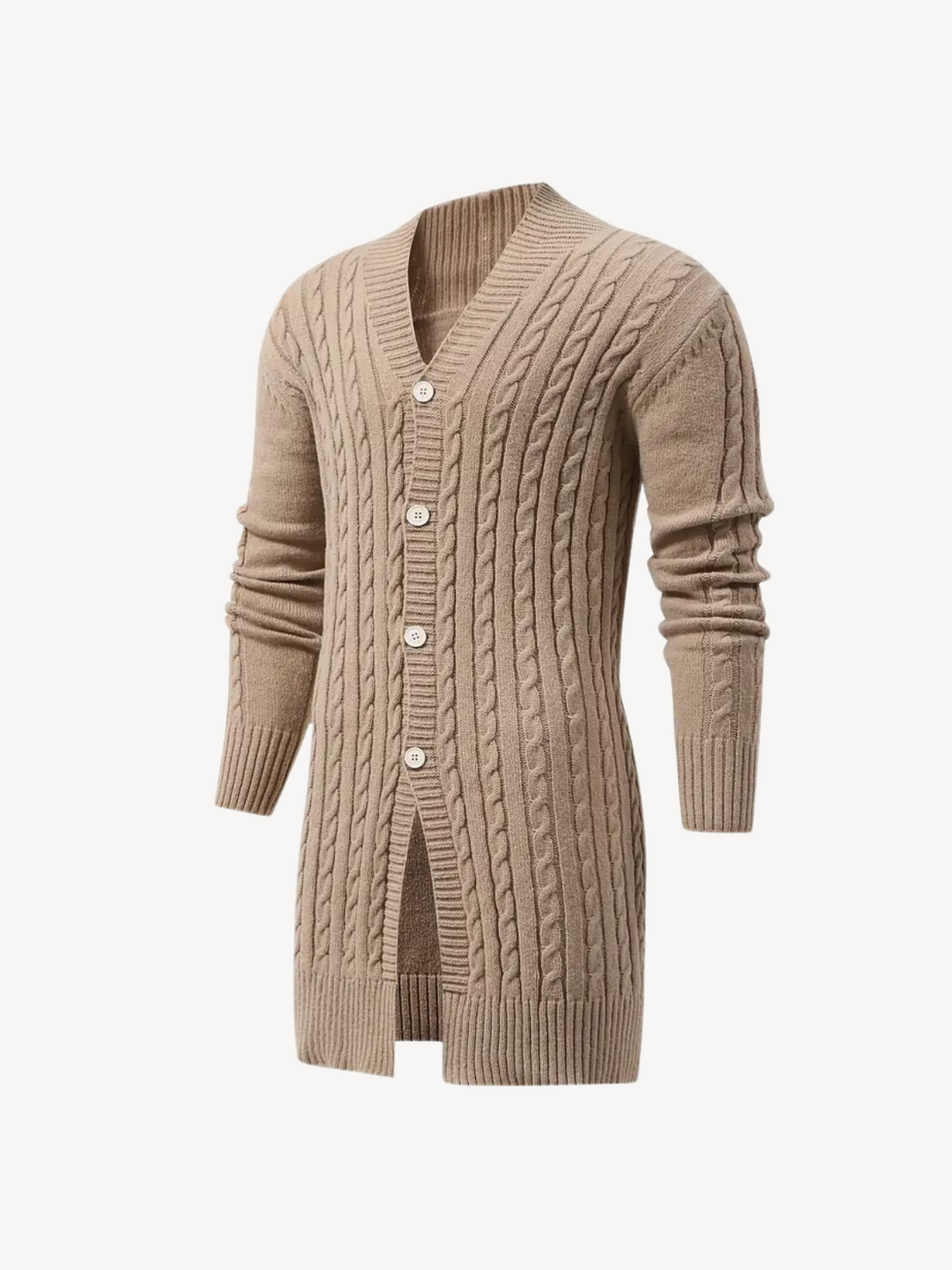 Levoire | Veste en tricot avec texture douce