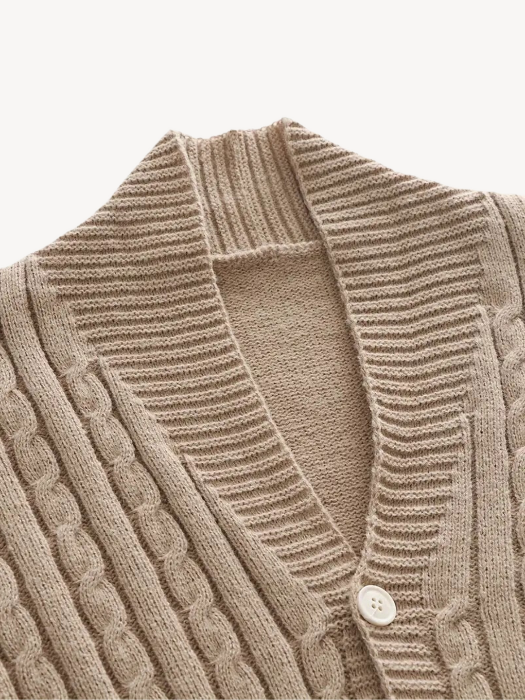 Levoire | Veste en tricot avec texture douce