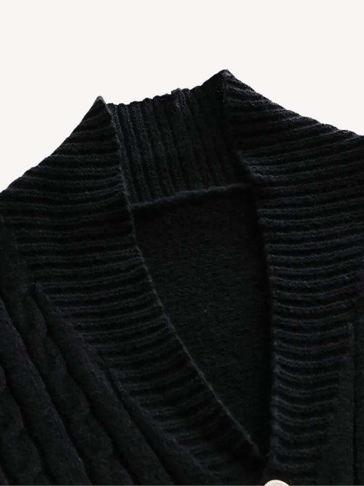 Levoire | Veste en tricot avec texture douce