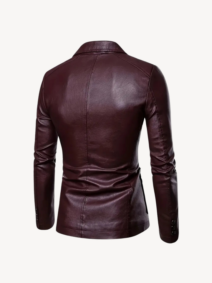 Levoire | Veste En Cuir Synthétique Avec Une Coupe Élégante