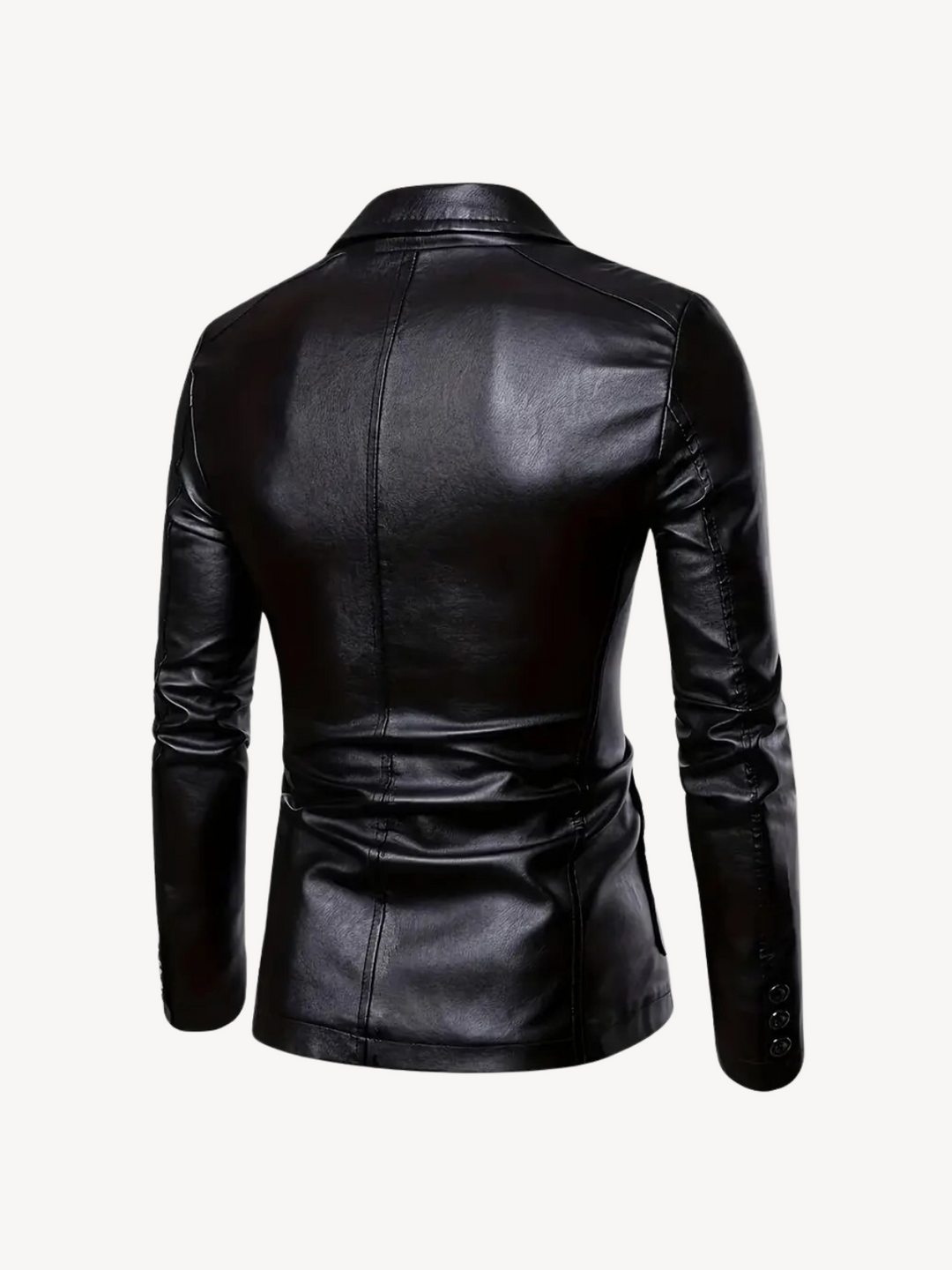 Levoire | Veste En Cuir Synthétique Avec Une Coupe Élégante