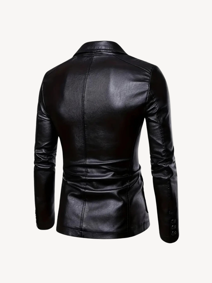 Levoire | Veste En Cuir Synthétique Avec Une Coupe Élégante