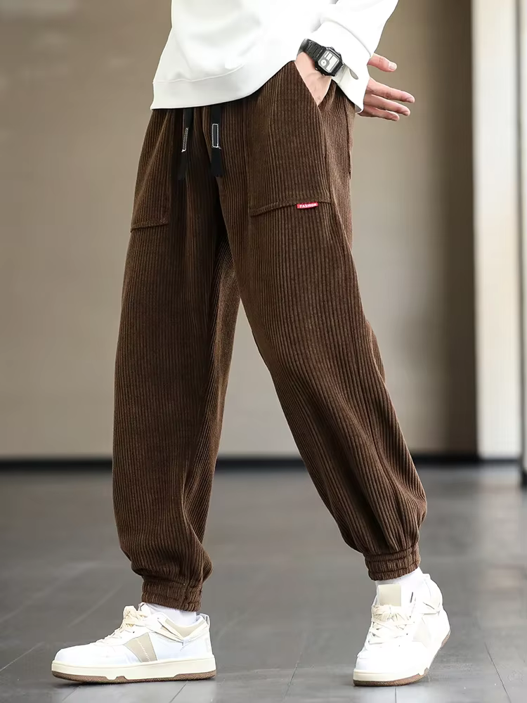 Levoire | Baggy Coupe Ample Joggers Hommes Joggers Café