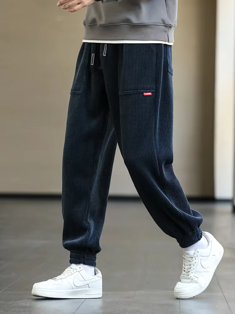 Levoire | Baggy Coupe Ample Joggers Hommes Joggers Bleu marin