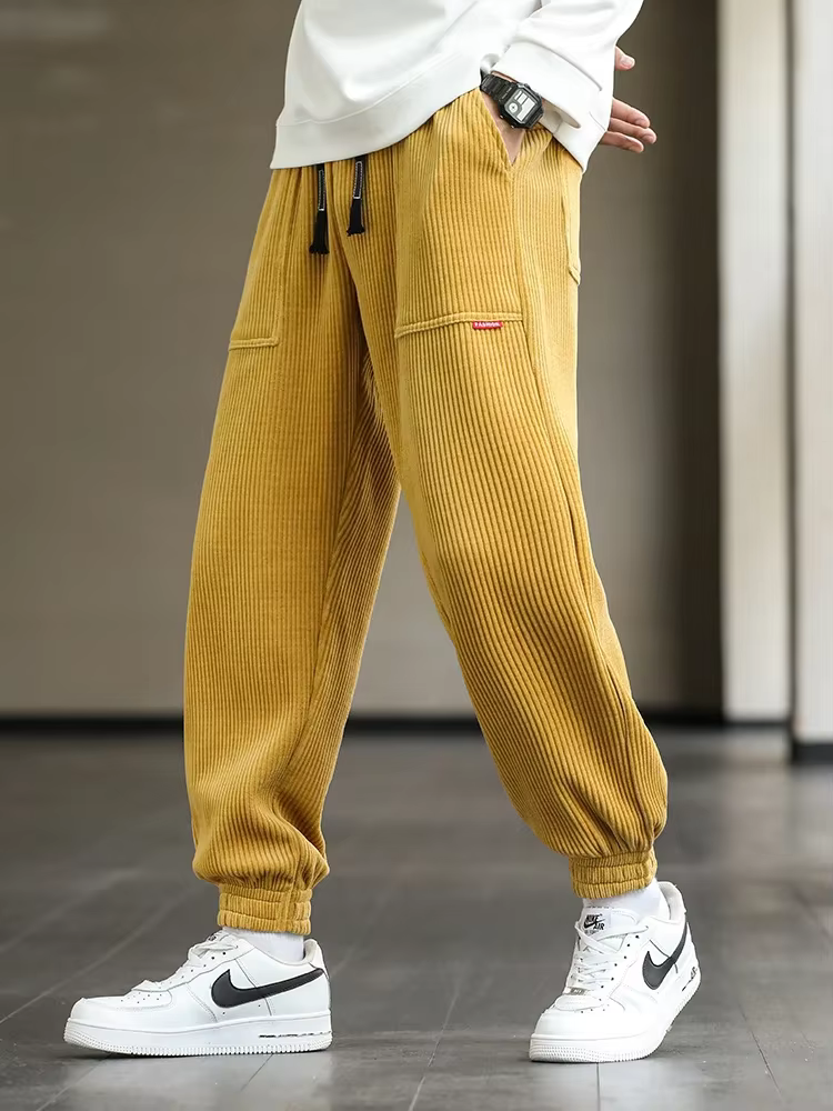 Levoire | Baggy Coupe Ample Joggers Hommes Joggers Jaune