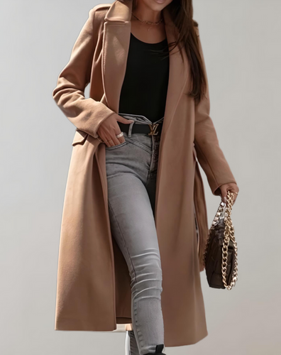 Levoire | Manteau Long Avec Poches Latérales Et Fermeture Éclair