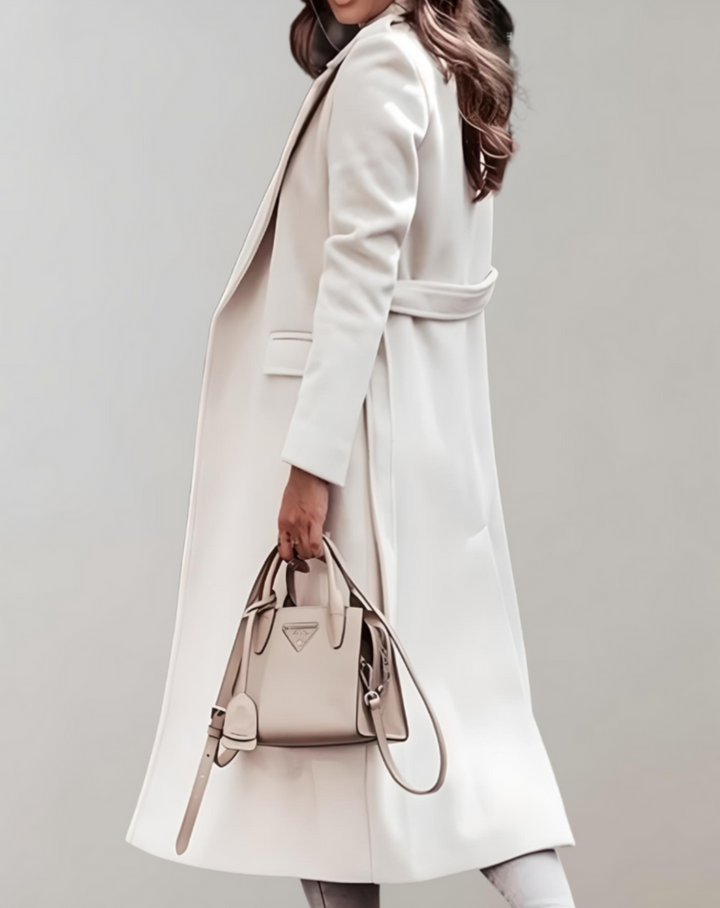 Levoire | Manteau Long Avec Poches Latérales Et Fermeture Éclair