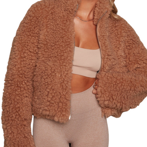Levoire | Teddy Veste Braun