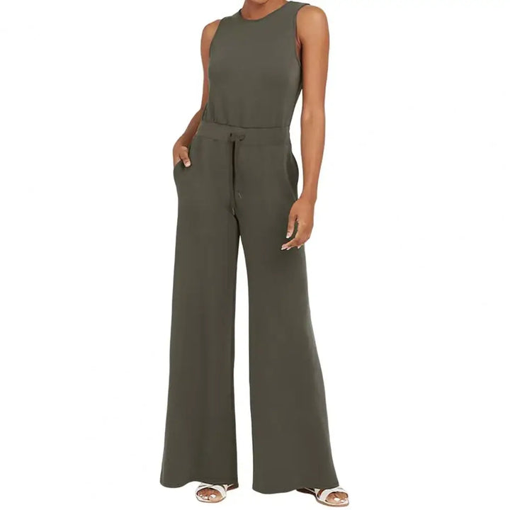 Levoire | Combinaison De Luxe Sans Manches Pour Femme vert