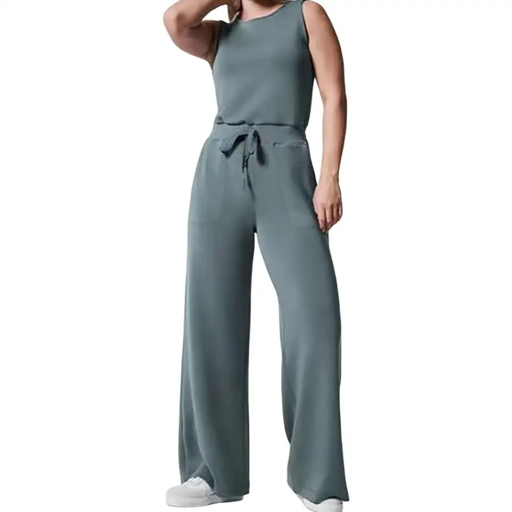 Levoire | Combinaison De Luxe Sans Manches Pour Femme Bleu