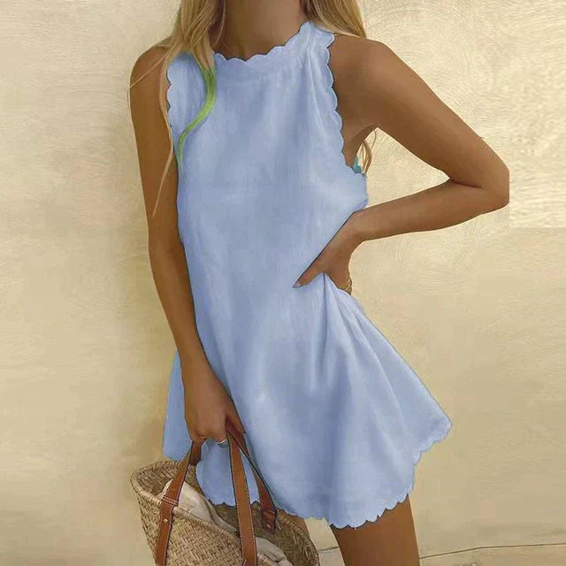 Levoire | Robe D'Été Sans Bretelles Pour Femmes Angela Bleu ciel