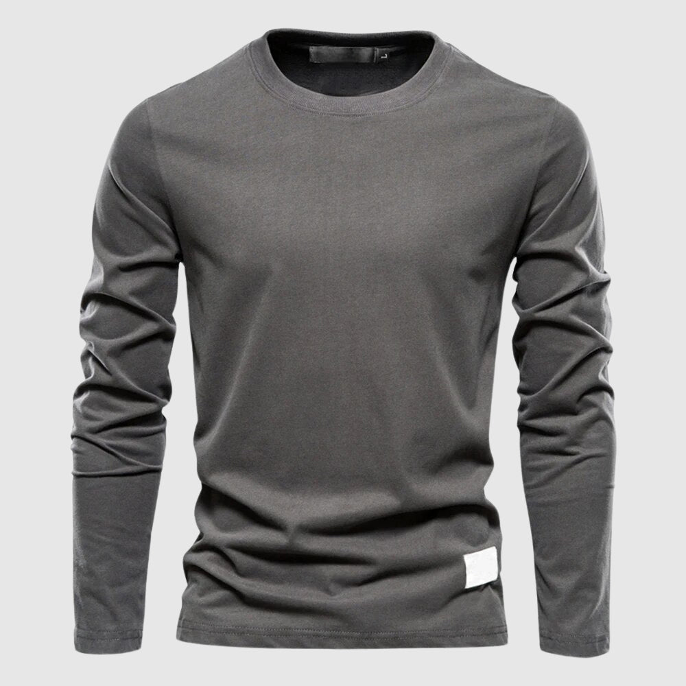 Levoire | Veneti Slim Fit Manches Longues Gris foncé