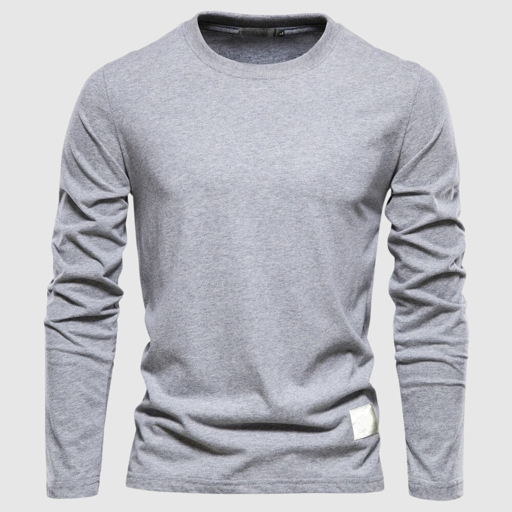 Levoire | Veneti Slim Fit Manches Longues Gris clair